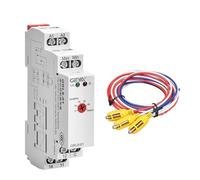 YPEZASDLW Relé de Control de Nivel de líquido GRL8, 10 A, Controlador electrónico de Nivel de líquido con Sensor CA/CC 24 V-240 V(GRL8-01 with Sensor)