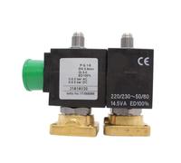 YPEZASDLW Válvulas solenoides de acción Directa de 3/2 vías 31A1AV15 31A1AV20 de 24 V CC for automatización de máquinas de café con calefacción de 24 V(24v,31A1AV20(8W))
