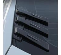 YPFYBHD 2 Piezas de alerón Lateral para Ventana Trasera de Coche, Divisor, moldura Triangular, Compatible con Citroen C2 ZX Xsara,1-Glossy Black