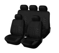 YPFYBHD Juego de Fundas para Asientos de Coche, Compatible con VW Touareg 2002-2019, Protector Completo de Asientos, Interiores (5 Asientos),2-Black