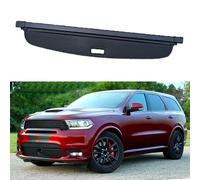 YPGHBHD Coche Maletero Cubierta De Carga RetráCtil, Compatible con Dodge Durango 2011-2021(Second Row), Negro Trasero Estante Paquetes Privacidad Cargo Cubierta