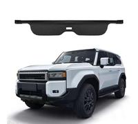 YPGHBHD Coche Maletero Cubierta De Carga RetráCtil, Compatible con Toyota Prado LC250 2010-2023, Negro Trasero Estante Paquetes Privacidad Cargo Cubierta