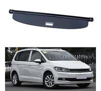 YPGHBHD Coche Maletero Cubierta De Carga RetráCtil, Compatible con VW Touran L 2016-2024, Negro Trasero Estante Paquetes Privacidad Cargo Cubierta