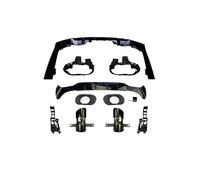 YPGHBHD Difusor Trasero Puntas de Escape Kit Tuning Exterior vehículo, Compatible con Mercedes-Benz CLA-Class C118 CLA200 CLA260 CLA35 AMG,Black
