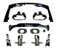 YPGHBHD Difusor Trasero Puntas de Escape Kit Tuning Exterior vehículo, Compatible con Mercedes-Benz CLA C118 X118 CLA200 CLA45 2020+,CLA35 2020+