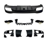 YPGHBHD Difusor Trasero Puntas de Escape Kit Tuning Exterior vehículo, Compatible con Mercedes-Benz GLE V167 GLE350 GLE450,Black
