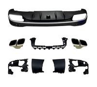 YPGHBHD Difusor Trasero Puntas de Escape Kit Tuning Exterior vehículo, Compatible con Mercedes-Benz GLE W167 X167 GLE53 GLE63 GLS63, GLE63 GLS63 Black