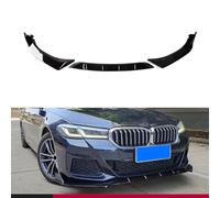 YPGHBHD Divisor de Parachoques Delantero de Coche, Compatible con BMW 5 Series G30 G38 LCI Late 2021-2023, Difusor de Kit Carrocería Protectora Canard Alerón,A Glossy Black