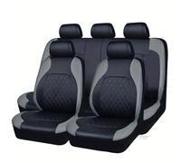 YPGHBHD Fundas Asientos Coche, Compatible con BMW M5 E39 1998-2003, Juego de Fundas para Asientos de Coche Fundas para Asientos de Coche, C Grey Black