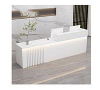 YPIOUREN Archivador Moderno, Mostrador De Caja En Forma De L, Mostrador De Recepción De Madera, Mostrador De Recepción, Mostrador De Recepción Moderno, For Oficina, Salón De Belleza(White,RIGHT_100CM/