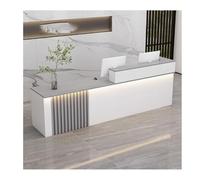 YPIOUREN Archivador Moderno, Mostrador De Caja En Forma De L, Mostrador De Recepción De Madera, Mostrador De Recepción, Mostrador De Recepción Moderno, For Oficina, Salón De Belleza(Gray,LEFT_120CM/47