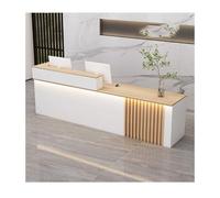 YPIOUREN Archivador Moderno, Mostrador De Caja En Forma De L, Mostrador De Recepción De Madera, Mostrador De Recepción, Mostrador De Recepción Moderno, For Oficina, Salón De Belleza(Maple,RIGHT_120CM/