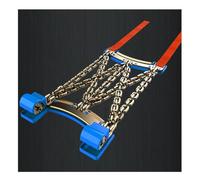 YPIOUREN Cadenas Nieve Coche, Universal Cadenas, Snow Tire Chains | Resistente Y Resistente A Roturas, Potente Capacidad for Romper Hielo, Agarre Excepcional(6pcs,225/65R18)