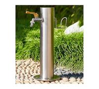 YPIOUREN Columna De Agua, Soporte For Grifo Exterior De Acero Inoxidable, Columna De Agua Vertical Cilíndrica De Acero Inoxidable 304 For Jardín, For Riego Y Riego.(86 * 5cm/33.8 * 1.9in,B)
