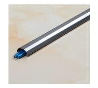 YPIOUREN Cubrecables de Suelo para Cordones, Cubierta de Cables de Acero Inoxidable, Ocultacables de Piso, Protector de Cables Eléctricos para Paredes Y Suelos(Black)