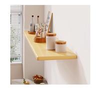 YPIOUREN Estantes De Pared Rústicos De Madera, Estantes For Pared, Estantes Flotantes, Lejas De Madera para Pared, For Baño, Dormitorio, Sala De Estar, Cocina, Oficina(Wood,80 * 30cm/31.4 * 11.8in)