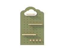 YPIOUREN Kits De Paneles De Exhibición, Paneles Decorativos De Almacenamiento DIY, Kit Combinado De Tablero Perforado For El Hogar, La Oficina, La Habitación De Los Niños(Green,60 * 180cm)