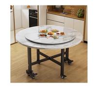 YPIOUREN Mesa De Cocina con Hojas Abatibles, Mesa De Comedor Que Ahorra Espacio, Mesa Mariposa Extensible,Mesa De Comedor Versátil, For Ahorrar Espacio, For Sala De Estar(White B,120cm)