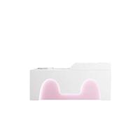 YPIOUREN Mostrador De Recepción Con Cajones, Moderno Mostrador Con Luces LED, Escritorio De Recepcionista Con Espacio De Almacenamiento, For Sala De Recepción, Salón De Belleza(White Pink,LEFT_120CM/4