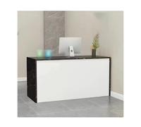YPIOUREN Mostrador De Recepción Moderno, Mostrador De Recepción De Recepción, Mostrador De Recepción con Mostrador con Almacenamiento, For Empresas, Mostradores De Caja(Black,100cm/39.4in)