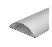 YPIOUREN Protector de Cables para Suelo de Aleación de Aluminio, Canaleta Cubrecables Autoadhesiva para Oficina, Hogar Y Espacios Públicos(No.4)