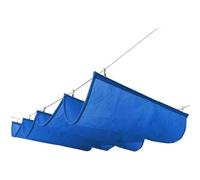 YPIOUREN Vela de Sombra Ondulada Retráctil, Cubierta para Pérgola, Bloqueo UV del 95%, Toldo Impermeable para Pérgolas, Ideal para Patios, Terrazas(W:2.4m/7.87ftxL:6m/19.6ft)