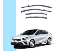 YPJHHXQ Coche Deflectores para KIA K3 Sedan MK3-BD 2019-2022 2023 2024, Delantera Trasera Protector de Humo Viento Aire Deflector Viseras Lluvia Visera Accesorios