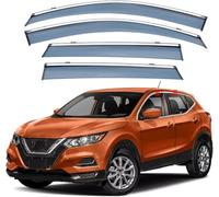 YPJHHXQ Coche Deflectores para Nissan Rogue Sport MK2-J11 2016-2018 2019 2020, Delantera Trasera Protector de Humo Viento Aire Deflector Viseras Lluvia Visera Accesorios