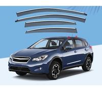 YPJHHXQ Coche Deflectores para Subaru XV GP 2012-2017, Delantera Trasera Protector de Humo Viento Aire Deflector Viseras Lluvia Visera Accesorios