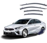 YPJHMXQXQ Coche Deflectores para KIA Cerato Sedan MK4-BD 2019-2022 2023 2024, Viento Aire Deflector Viseras Delantera Trasera Protector de Humo