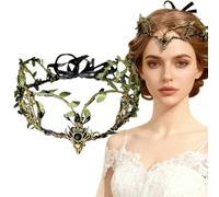 Ypkia Cinta para el pelo retro con cuernos de ciervo, decoración para mujer, elfo, cosplay, carnaval, fiesta, disfraz, accesorio para Halloween (hei)