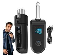 Yplkm Adaptador Inalámbrico para Micrófono | Adaptador para Mezclador de Audio - Transmisor Receptor Portátil Sin Cables para Mezcladora De Audio, Karaoke, Vlogging Y Canto