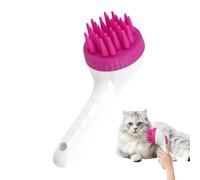 Yplkm Cepillo Champú Para Perros,Estropajo Para Aseo De Gatos Con Mango