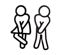 Yplkm Decoración Con Señales Para Baño - Decoraciones Acrílicas Divertidas Resistentes Al Desvanecimiento | Carteles De Pared Para Aseo - Creativo Para Hogar Público Interior Exterior Pasillo Pared