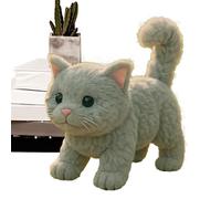 Yplkm Gato Robot,Peluche Eléctrico Interactivo | Animales Tiernos para Regalo De Niñas Niños Madre San Valentín Familia Casa Oficina