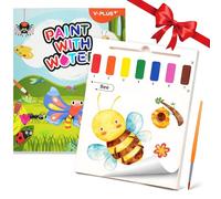 YPLUS Libro para pintar con agua, papel de acuarela, para niños de 1 a 3, 2 a 4 años, libro mágico, regalo de artesanía para dibujar, tema de insectos