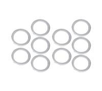 YPREWY 10 espaciadores de pedal de bicicleta, juntas de acero de repuesto para juntas de montaña, arandelas de pedal de bicicleta