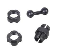 YPREWY Adaptadores ajustables de rótula de 17 mm para soportes de teléfono, salpicaderos y clips de ventilación, adaptadores de extensión de montaje de teléfono de coche