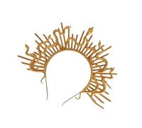 YPREWY Coronas de medusas intrincadas de moda con diseños de serpiente, decoración para el cabello para Halloween y fiestas temáticas