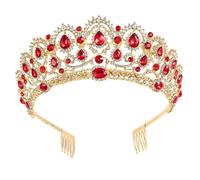 YPREWY Delicadas tiaras de cumpleaños, diademas elegantes para niñas, bodas, fiestas, fotos, coronas, aleación