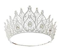 YPREWY Delicadas tiaras de cumpleaños, diademas elegantes para niñas, bodas, fiestas, fotos, coronas, aleación
