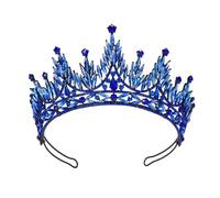 YPREWY Delicadas tiaras de cumpleaños, diademas elegantes para niñas, bodas, fiestas, fotos, coronas, aleación