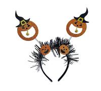 YPREWY Diadema de Halloween para niños, diadema de calabaza brillante, disfraz de cosplay para adultos y niños
