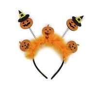 YPREWY Diadema de Halloween para niños, diadema de calabaza brillante, disfraz de cosplay para adultos y niños