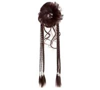 YPREWY Dragon Bun Trenzado Círculos de Pelo Dulce Cool Girls Hot Girl Hairpiece para uso diario y eventos especiales