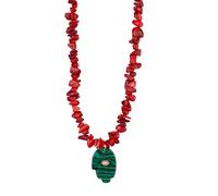 YPREWY Elegante collar de mano de Fátima que simboliza protección y buena suerte en tono elegante con piedras naturales resistentes, materiales de símbolo cultural, accesorios, talla única, como se