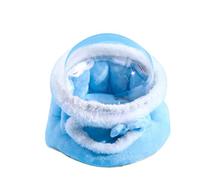 YPREWY Invierno cálido pájaro nido casa Sugar-Glider hamaca colgante de felpa cabaña cama jaula pájaros cama calma cama caliente swing jaula