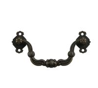 YPREWY Pomo de aleación de zinc para cajones de gabinete, tiradores de muebles vintage, manija decorativa para cómoda, cocina, armario, puerta, anillos de cajón vintage