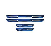 YPSBBHD Protectores de Umbral de Puerta de Coche de Metal, Compatible con Lexus RX 500h Sport RX 350h RX 450hL, Antiarañazos Decoración Accesorios, Blue