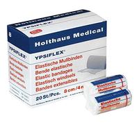 YPSIFLEX Elast. Mullbinde PA:CV/CO , 4 cm x 4 m, Klinikpackung à 20 - B07DXLVWBT | Packung (20 Stück)